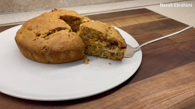 طرز تهیه کیک اسفنجی هویج با بافت نرم و لطیف