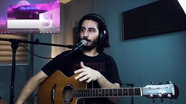 آموزش گیتار | آکورد آهنگ نصفه شب از علی یاسینی