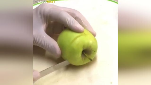 آموزش میوه آرایی ساده و خاص با سیب