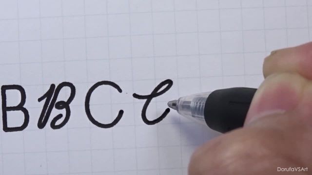 تمرین دست خط چاپی و شکسته برای مبتدیان | حروف بزرگ انگلیسی