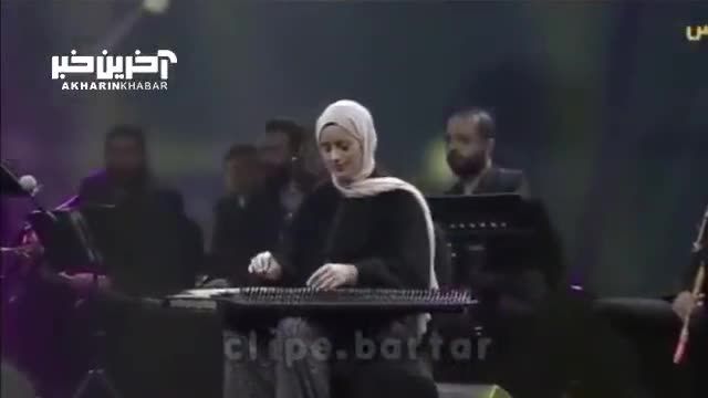نوازنده زن ایرانی‌ | شاهکار نوازنده زن ایرانی‌ الاصل در گروه عرب
