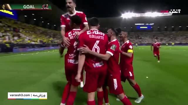 خلاصه بازی النصر 0 - الوحده 1 همراه با گزارش عربی