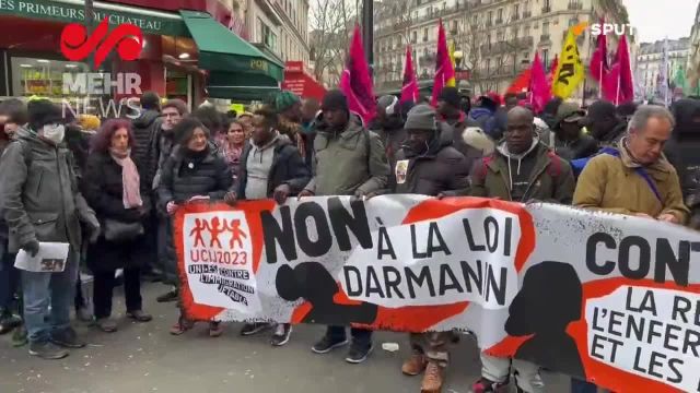 تظاهرات در پاریس علیه نژادپرستی