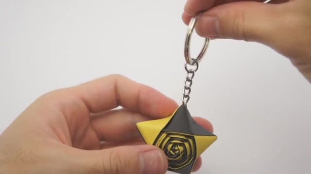 آموزش ساخت کلید بندی بافتنی ستاره ای اوریگامی