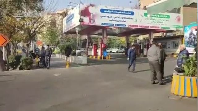 ویدیوی جذاب از وضعیت یکی از جایگاه‌های سوخت در شهر تهران