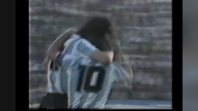 پاس گل مارادونا ؛ آرژانتین 1-0 آلمان (دوستانه 1987)