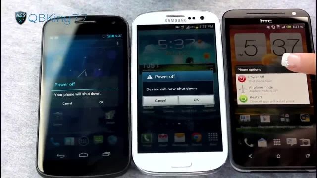 تست بوت آپ Galaxy Nexus در مقابل Galaxy S III و در مقابل EVO 4G LTE