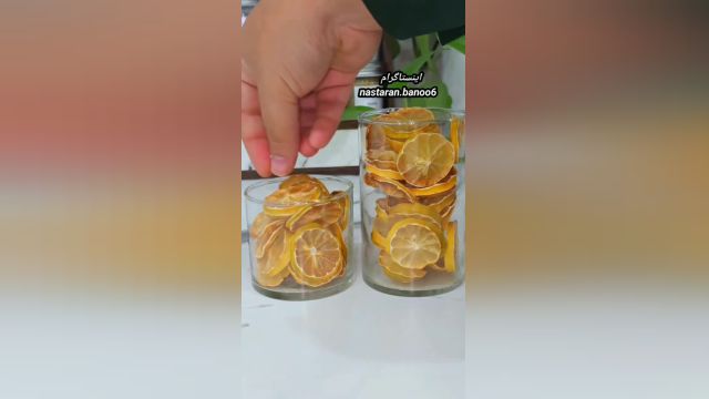 طرز درست کردن اسلایس لیمو خشک خانگی با دستگاه