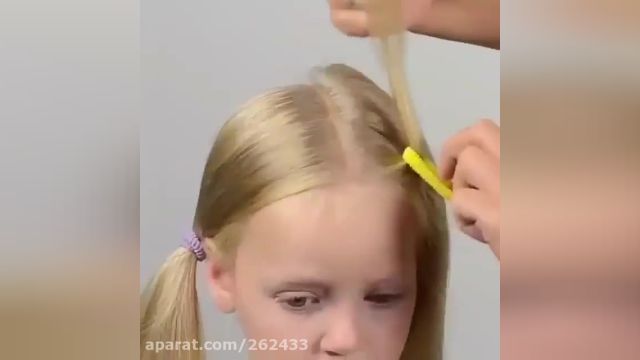 آموزش بافت مو بسیار زیبا برای کودک/برای مهمونی
