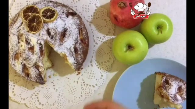 طرز تهیه کیک سیب دارچینی با بافت اسفنجی