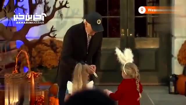 برگزاری جشن هالووین در کاخ سفید؛ بانوی اول گربه شد