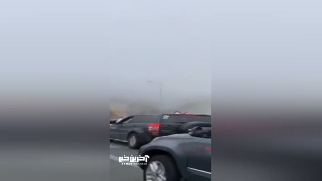 ترافیک سنگین در محور تهران - شمال