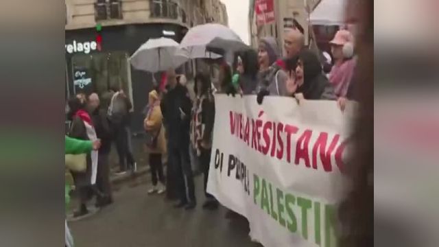تظاهرات حمایت از فلسطین در پاریس: صدای همبستگی با مردم فلسطین