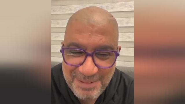 رضا رشیدپور در لایو درباره علت تراشیدن موهایش گفت | ویدیو
