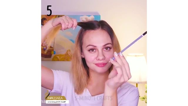 ویدئو کلیپ آموزش 5 مدل فر کردن مو