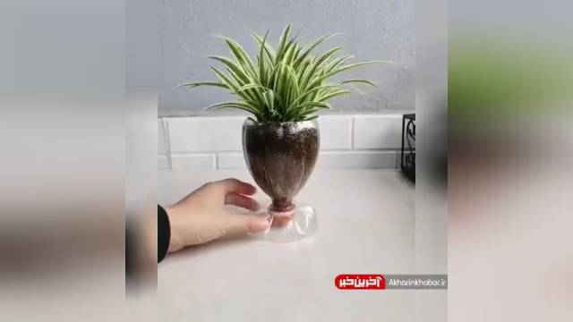 درست کردن گلدان با وسایل دورریختنی | ویدیو