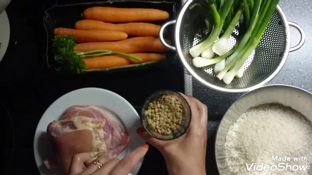 طرز تهیه هویج پلو روسی با مرغ | مخلوط پلو