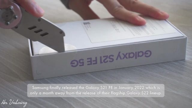 آنباکسینگ سامسونگ گلکسی Samsung Galaxy S21 FE Lavender