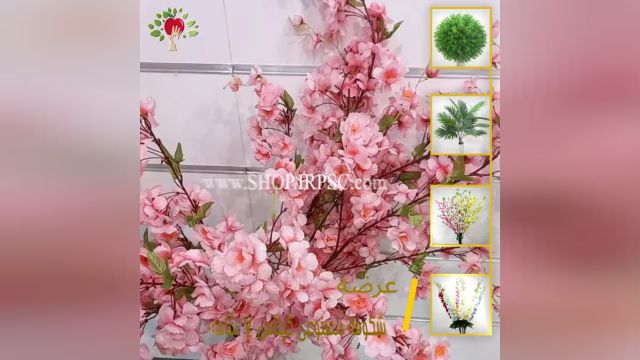 لیست شکوفه مصنوعی گیلاس 7 شاخه | فروشگاه ملی