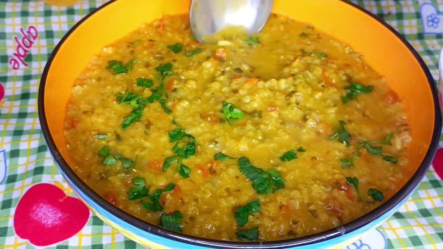 دستور پخت سوپ دال عدس خوشمزه و لعابدار به روش ترکیه ای