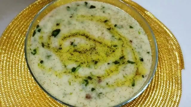 طرز تهیه سوپ برنج با ماست سوپ خوشمزه و سنتی افغانستان
