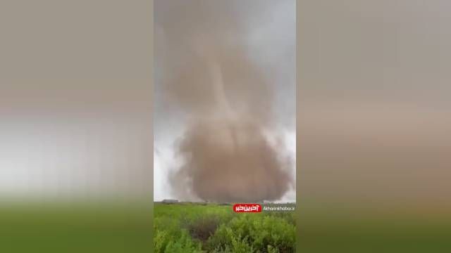 تصاویر آخرالزمانی از گردباد در عمان! | ویدیو