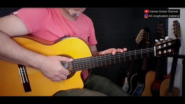 آهنگ ساری گلین | آموزش گیتار بصورت کامل