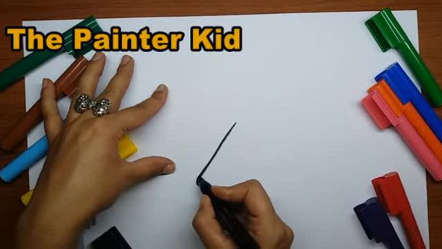 آموزش نقاشی قدم به قدم پرنده عصبانی زرد | راهنمایی تصویری برای کودکان