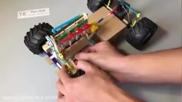 آموزش ساخت ماشین جالب با آرمیچر ساده