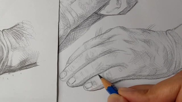 آموزش طراحی دست با مداد - نحوه صحیح سایه زدن دست