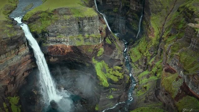 پرواز بر فراز ایسلند (پهپاد 4K و FPV) | مناظر شگفت انگیز از آتشفشان Fagradalsfjall