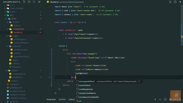 قسمت 41 - طراحی استایل با CSS برای SSR در ری اکت