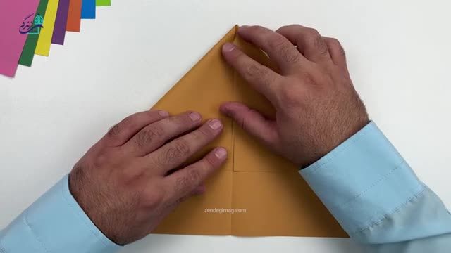 کاردستی کاغذی ساده | آموزش ساخت خنجر کاغذی