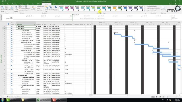 بررسی ابزارهای ریبون Format در نرم افزار msp