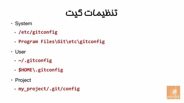 اموزش تنظیمات گیت در سطوح مختلف - قسمت 7