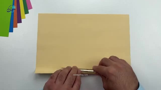 آموزش کاردستی کاغذی - ساخت کاردستی تبر با کاغذ