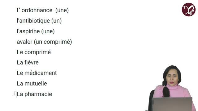 آموزش کاربردی مکالمه فرانسه درس پنجم - لغات و اصطلاحات مربوط به داروخانه