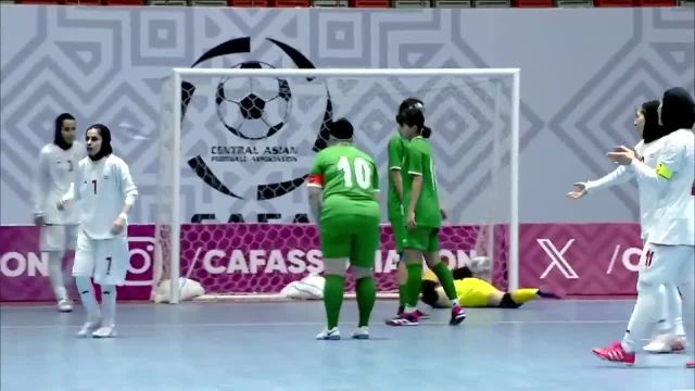 هایلایت فوتسال زنان ایران 9 - ترکمنستان 0 در چارچوب رقابت های کافا 2024
