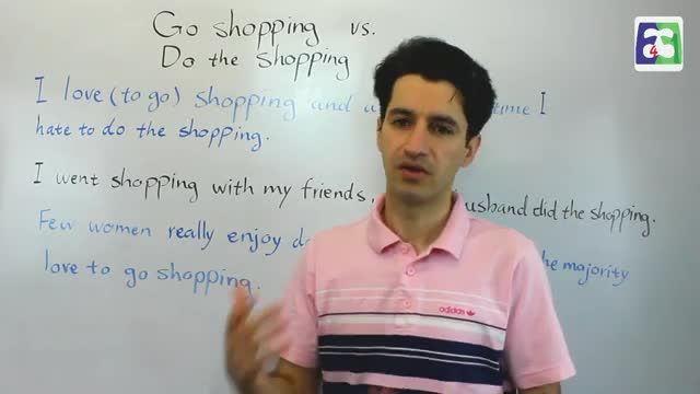 تفاوت Go Shopping با Do the Shopping در انگلیسی | جلسه 167