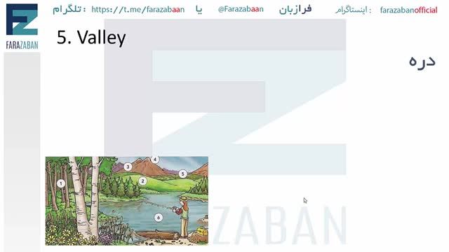 لغات مهم انگلیسی برای مکالمه در زمینه موضوعات جغرافیایی