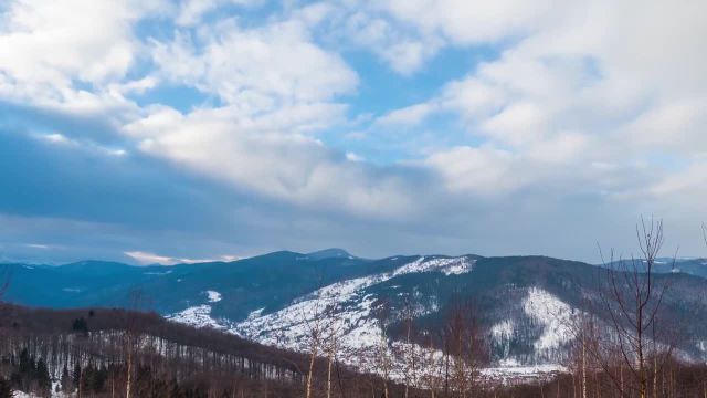 ویدیوی طبیعت برفی 4K | زمستان در کارپاتیان 2017 | تریلر 47
