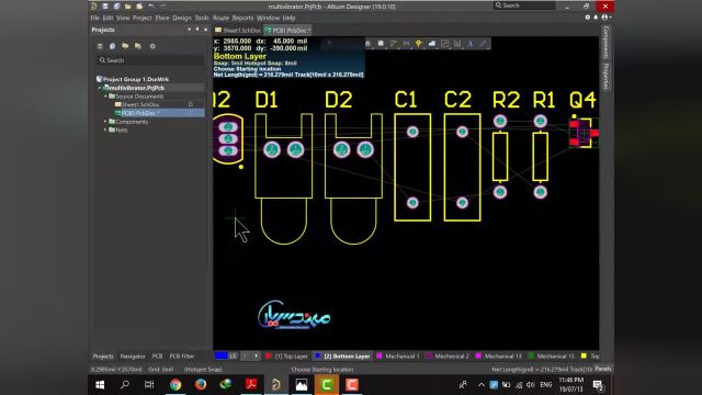 آموزش کامل Altium Designer 2019 | فیلم طراحی برد مدار چاپی در آلتیوم دیزاینر