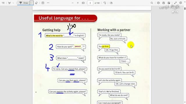 آموزش زبان انگلیسی از کتاب Touchstone سطح یک - همه چیز در مورد شما