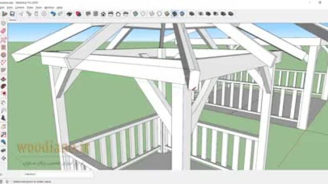 آموزش تخصصی طراحی آلاچیق با اسکچاپ 2018 (قسمت 5)