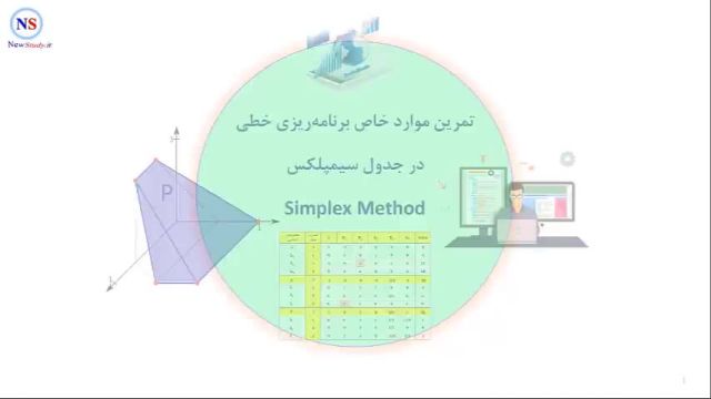 حل تمرین روش سیمپلکس - درس تحقیق در عملیات 1