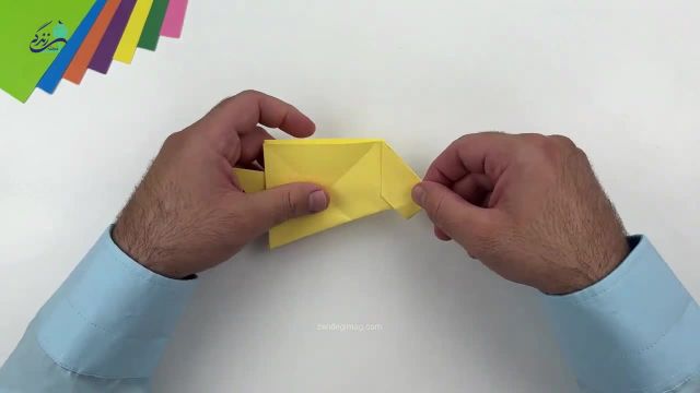 آموزش ساخت سگ کاغذی | کاردستی کاغذی