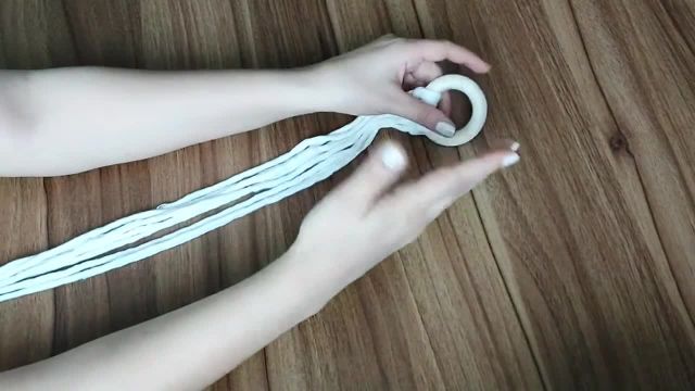 آموزش قنداق کردن حلقه در مکرومه بافی (کاربرد و پر استفاده)
