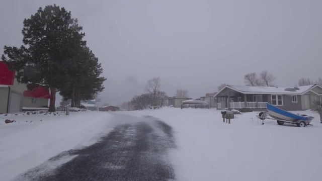 منظره زمستانی شرق واشنگتن با کیفیت 4K 60fps
