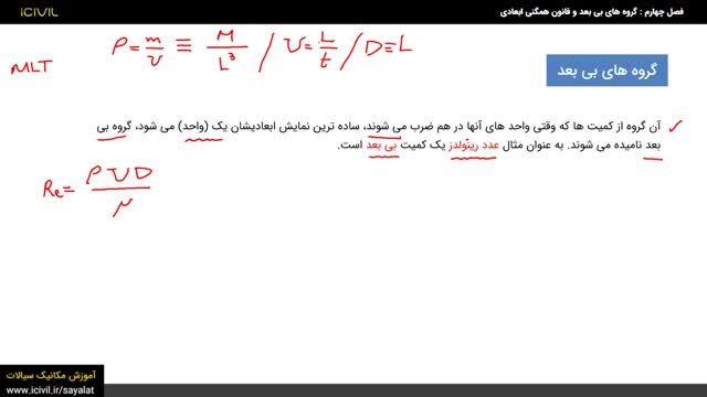 آموزش رایگان مکانیک سیالات قسمت چهارم : آشنایی با گروه های بی بعد