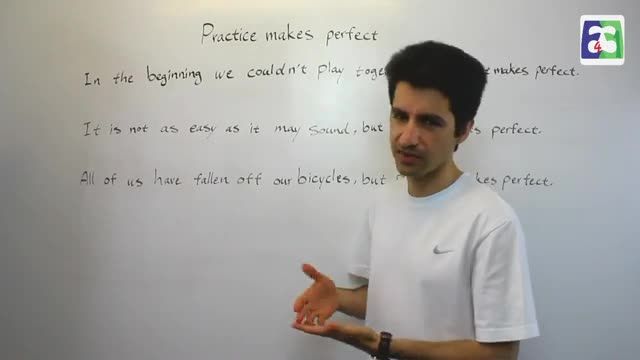 توضیح عبارت Practice Makes Perfect به انگلیسی | آموزش اصطلاحات پرکاربرد انگلیسی